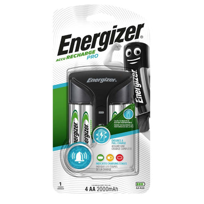 ENERGIZER CARGADOR PRO + 4xHR6 2000mAh