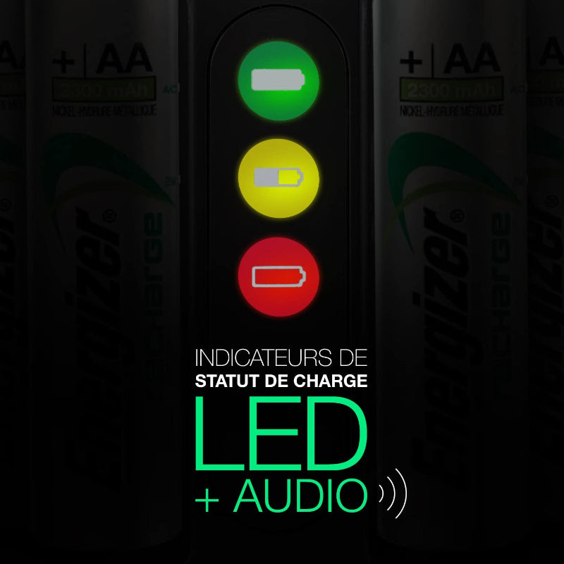 ENERGIZER CARGADOR PRO + 4xHR6 2000mAh