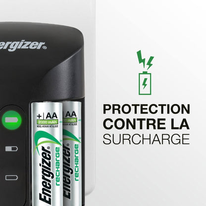 ENERGIZER CARGADOR PRO + 4xHR6 2000mAh