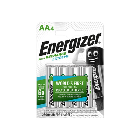 ENERGIZER EXTREME PILA RECARGABLE HR6 AA 2300mAh BLISTER*4