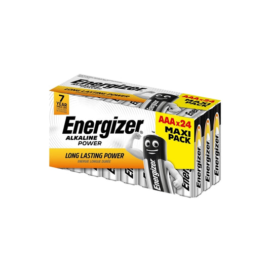 ENERGIZER ALKALINE POWER PILA ALCALINA AAA LR03 CAJA*24 (3 CAJITAS*8 PILAS)