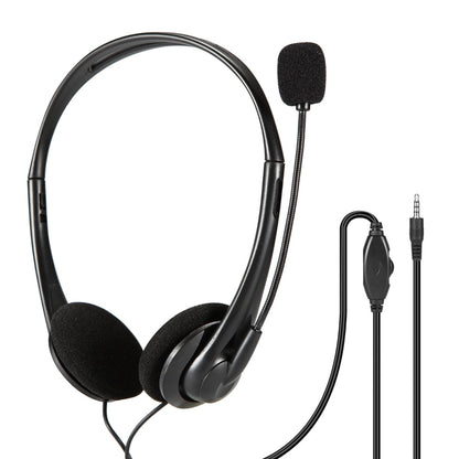 PARTY HEADPHONE + MIC PC VOLUME CONTROL JACK 1*3.5MM BLACK FH2010