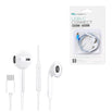 FIESTA AURICULARES BOTON + MIC TIPO-C BLANCO