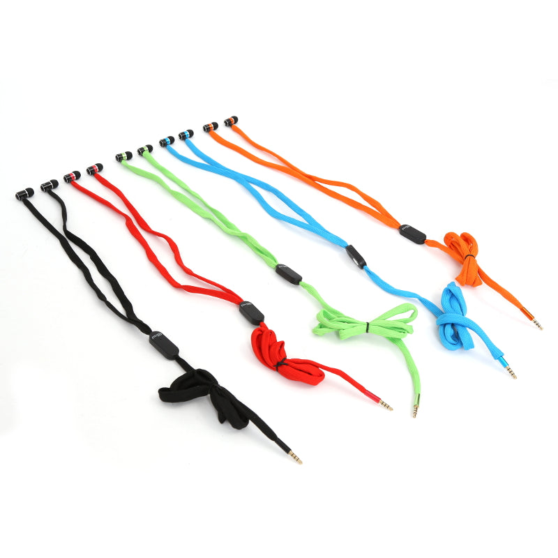 OMEGA FREESTYLE AURICULARES CORDONES FH2112 NEGRO