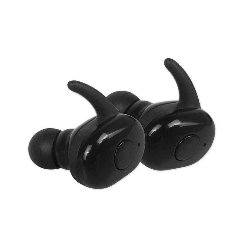 OMEGA FREESTYLE AURICULARES BLUETOOTH 5.0 + ESTUCHE CARGA CVC 6.0 ANC NEGRO