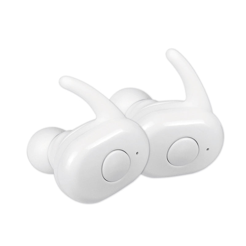 OMEGA FREESTYLE BLUETOOTH 5.0 HEADPHONES + CHARGING CASE CVC6.0 ANC WHITE