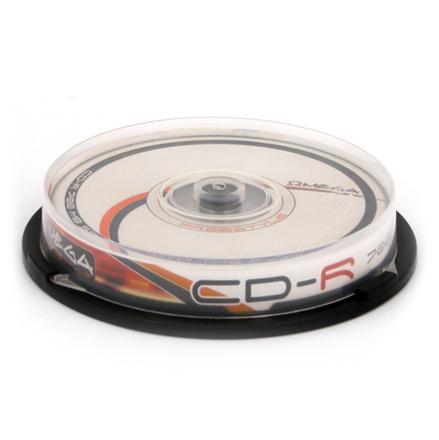 OMEGA FREESTYLE CD-R 700MB 52X TARRINA*10 OF10