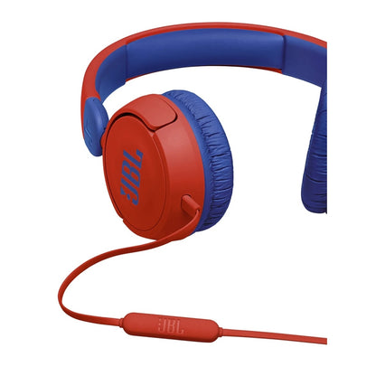 JBL AURICULARES DIADEMA JUNIOR JR310 ROJO/AZUL