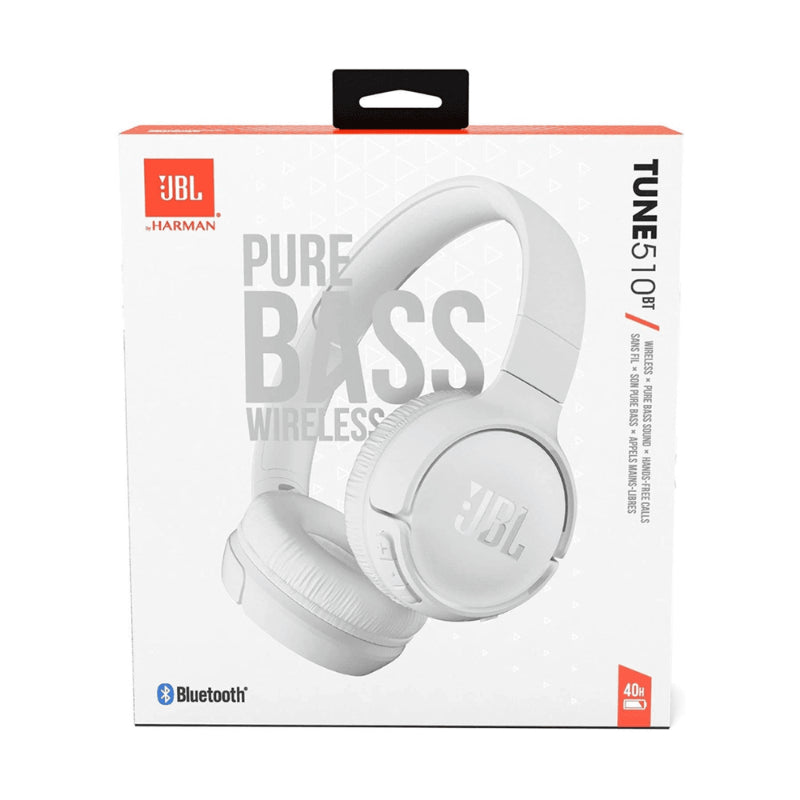 JBL AURICULARES DIADEMA BLUETOOTH TUNE 510 BLANCO