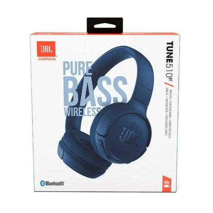 JBL AURICULARES DIADEMA BLUETOOTH TUNE T510 AZUL