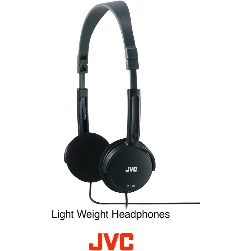 JVC AURICULAR DIADEMA HA-L50 NEGRO