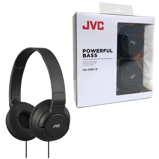JVC AURICULAR DIADEMA HA-S180 NEGRO