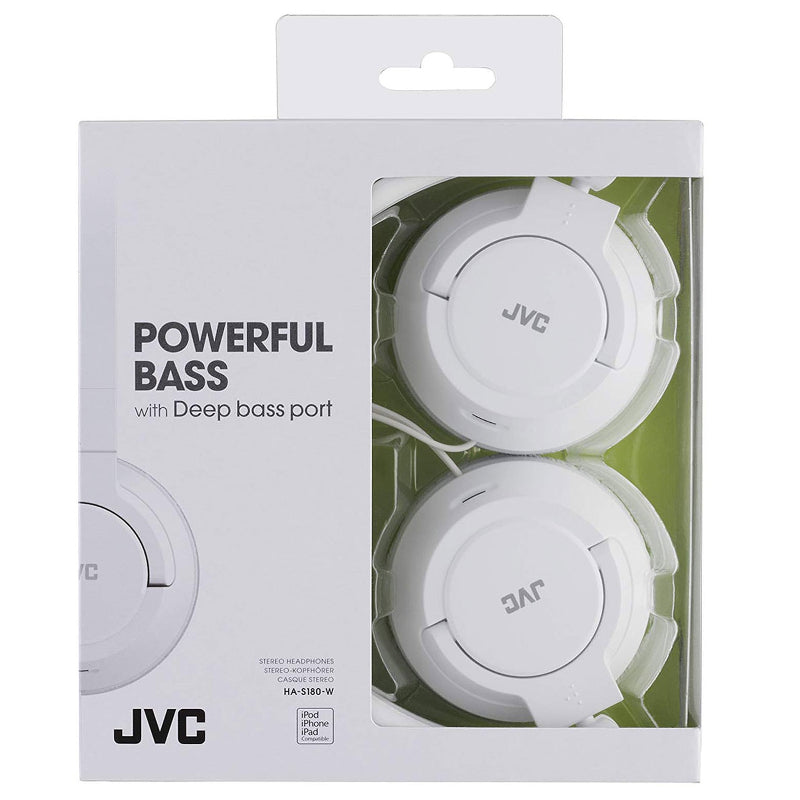 JVC HEADPHONES HA-S180 WHITE