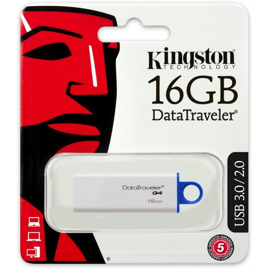 KINGSTON PENDRIVE USB 3.0 16GB DATA TRAVELER I G4
