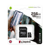 KINGSTON TARJETA microSD XC 256GB CLASE 10 + ADAPTADOR 100MB/S