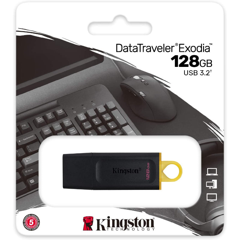 KINGSTON PENDRIVE USB 3.2 128GB DATA TRAVELER EXODIA