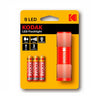 KODAK LINTERNA COMPACTA 9-LED 3xAAA EHD ROJO