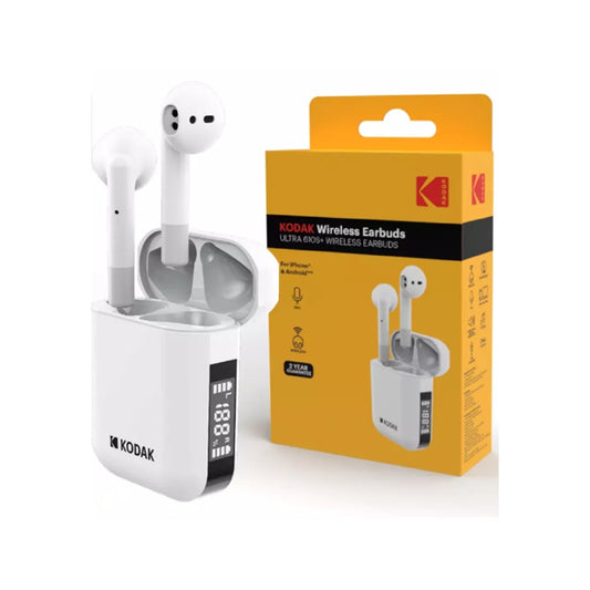 KODAK AURICULARES BOTON BLUETOOTH ESTUCHE CARGA ULTRA 610S+