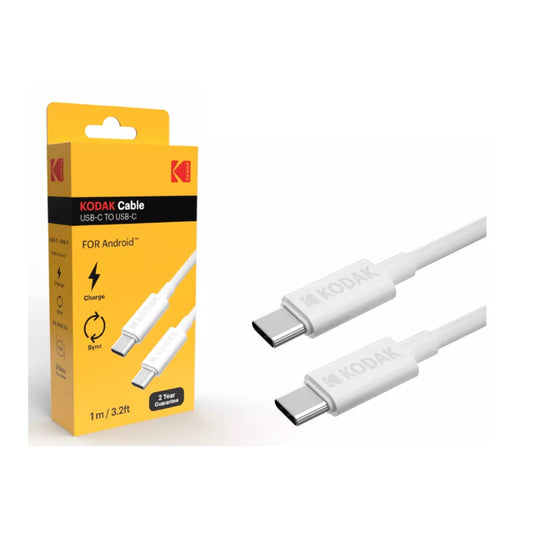 KODAK CABLE TIPO-C A TIPO-C 1M CAJA BLANCO