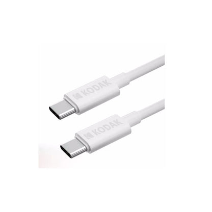 KODAK CABLE TYPE-C TO TYPE-C 1M WHITE BOX