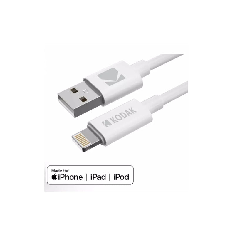 KODAK USB TO LIGHTNING CABLE 1M WHITE BOX