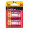KODAK EXTRA HEAVY-DUTY PILA SALINA D R20 BLISTER*2