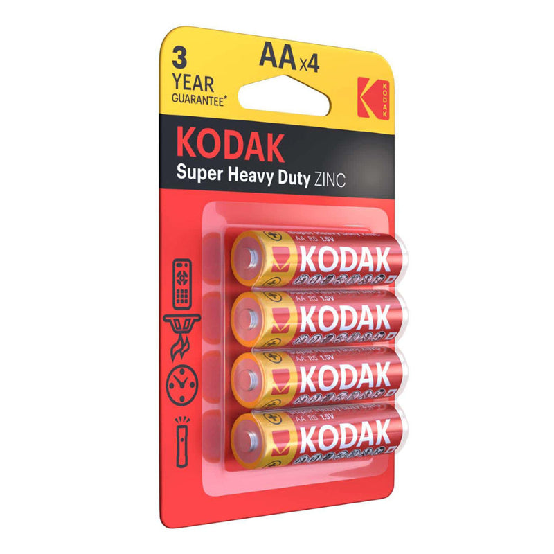 KODAK EXTRA HEAVY-DUTY PILA SALINA AA R6 BLISTER*4