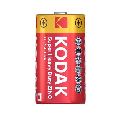 KODAK EXTRA HEAVY-DUTY PILA SALINA C R14 BLISTER*2