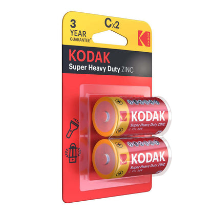 KODAK EXTRA HEAVY-DUTY PILA SALINA C R14 BLISTER*2