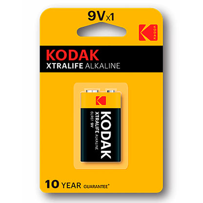 KODAK XTRALIFE ALKALINE BATTERY 9V LR61 BLISTER*1