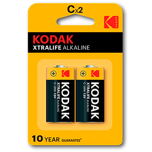 KODAK XTRALIFE PILA ALCALINA C LR14 BLISTER*2