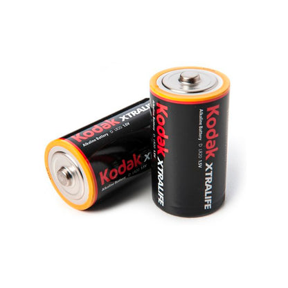 KODAK XTRALIFE ALKALINE BATTERY D LR20 BLISTER*2