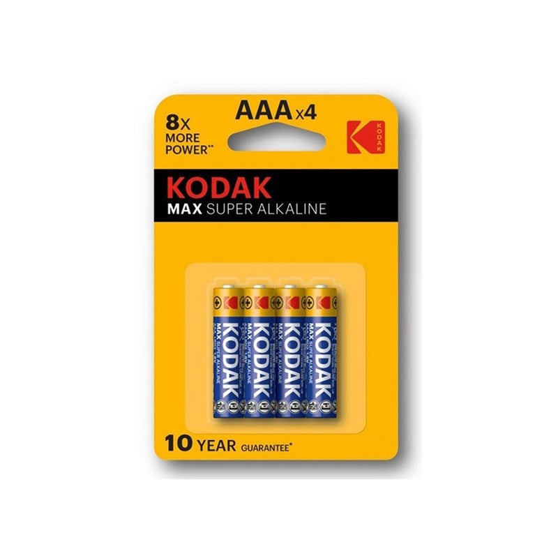 KODAK MAX PILA ALCALINA AAA LR03 BLISTER*4