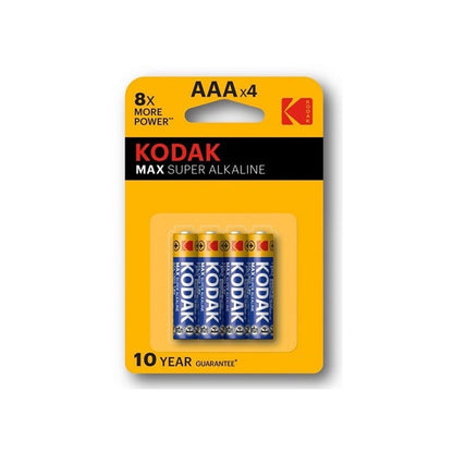 KODAK MAX PILA ALCALINA AAA LR03 BLISTER*4