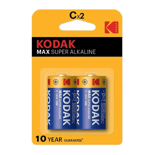 KODAK MAX PILA ALCALINA C LR14 BLISTER*2