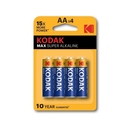 KODAK MAX PILA ALCALINA AA LR6 BLISTER*4