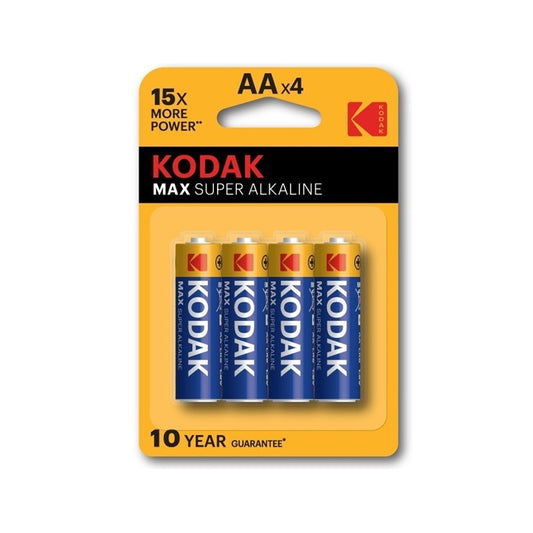 KODAK MAX PILA ALCALINA AA LR6 BLISTER*4