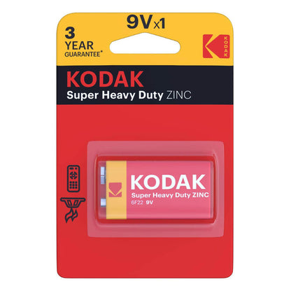 KODAK EXTRA HEAVY-DUTY PILA SALINA 9V 6F22 BLISTER*1