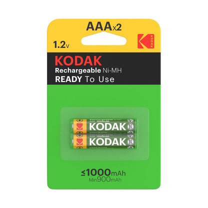 KODAK PILA RECARGABLE HR03 AAA 1000mAh BLISTER*2