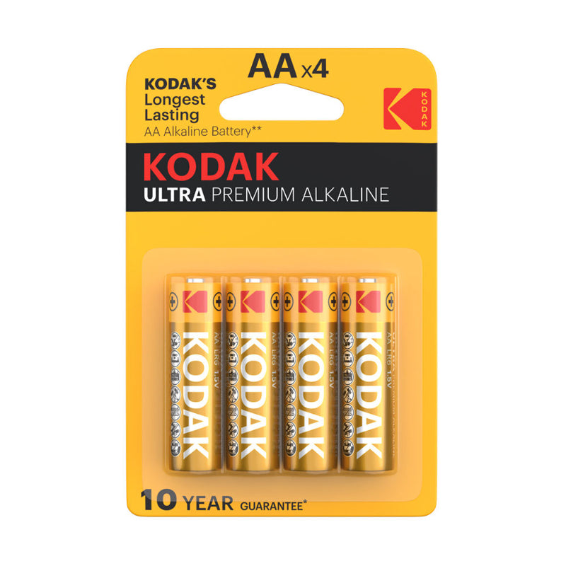 KODAK ULTRA ALKALINE AA BATTERY LR6 BLISTER*4