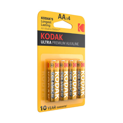 KODAK ULTRA ALKALINE AA BATTERY LR6 BLISTER*4