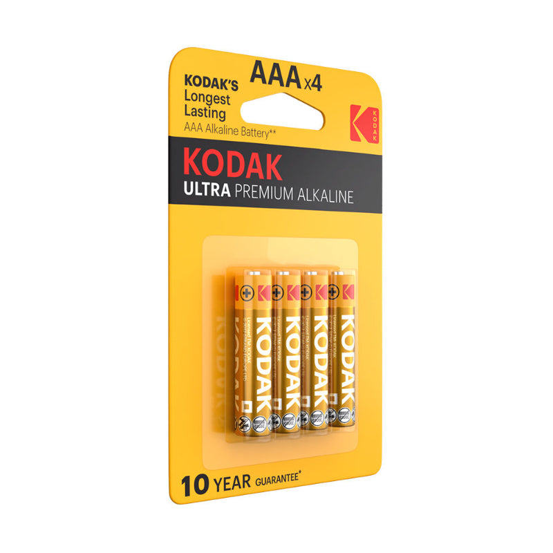 KODAK ULTRA ALKALINE AAA BATTERY LR03 BLISTER*4