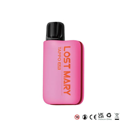 LOST MARY TAPPO AIR Kit 0% Nic Strawberry Ice
