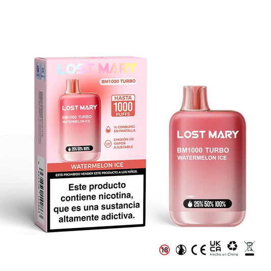 LOST MARY BM1000 Turbo 2% Watermelon Ice