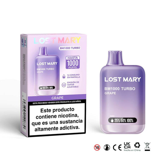 LOST MARY BM1000 Turbo 2% Grape
