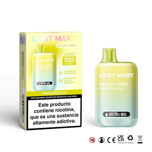LOST MARY BM1000 Turbo 2% Pineapple Ice