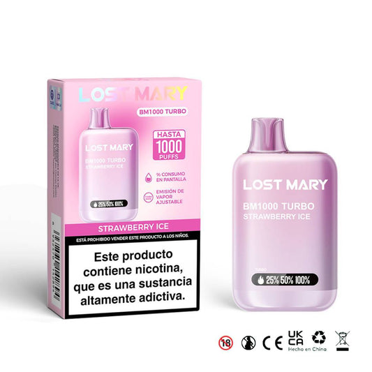 LOST MARY BM1000 Turbo 2% Strawberry Ice
