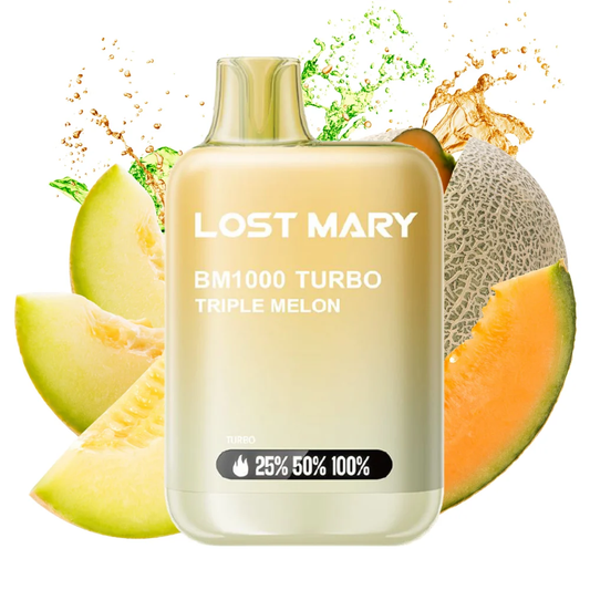 LOST MARY BM1000 Turbo 2% Triple Melon