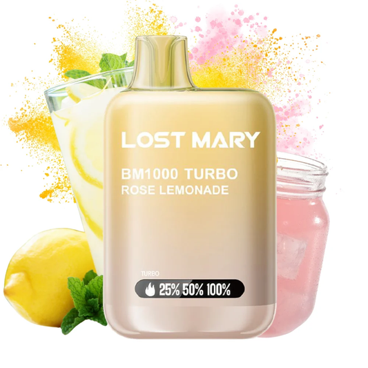LOST MARY BM1000 Turbo 2% Rose Lemonade