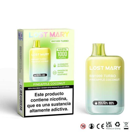 LOST MARY BM1000 Turbo 2% Coconut